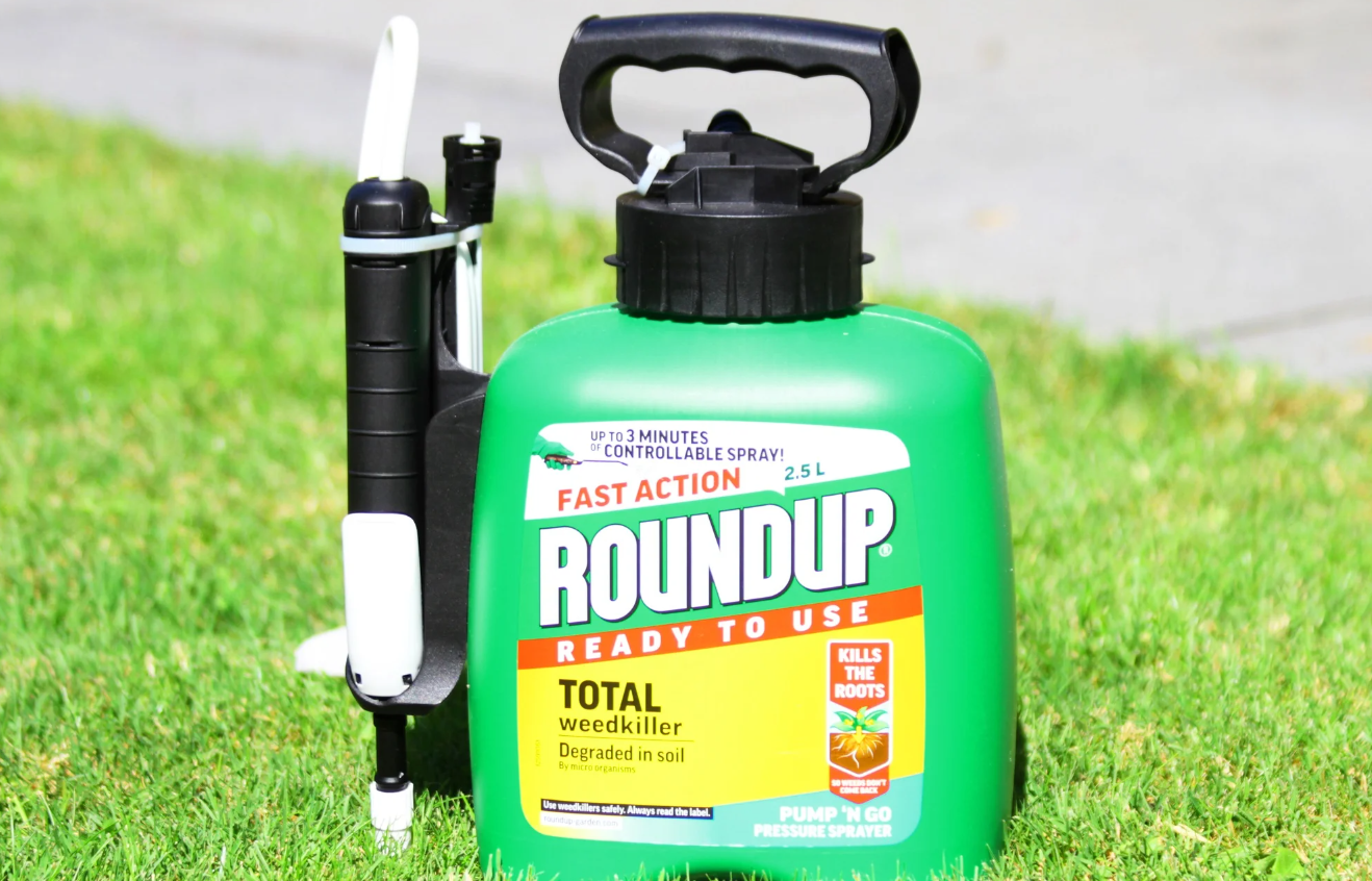 How long does Roundup stay active in the soil