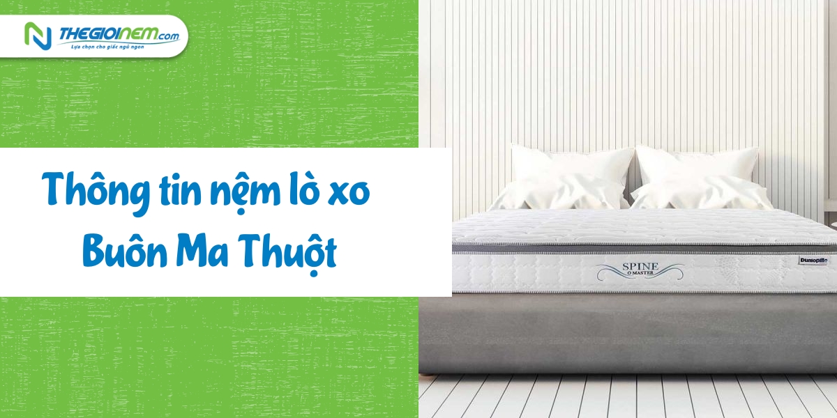 Cửa hàng bán nệm lò xo Buôn Ma Thuột |Thegioinem.com