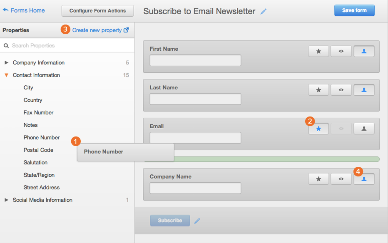 Hubspot-email-newsletter-web-form