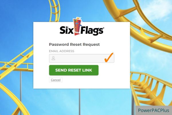 reset six flag password