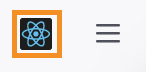 React Dev Tools Icon Selected