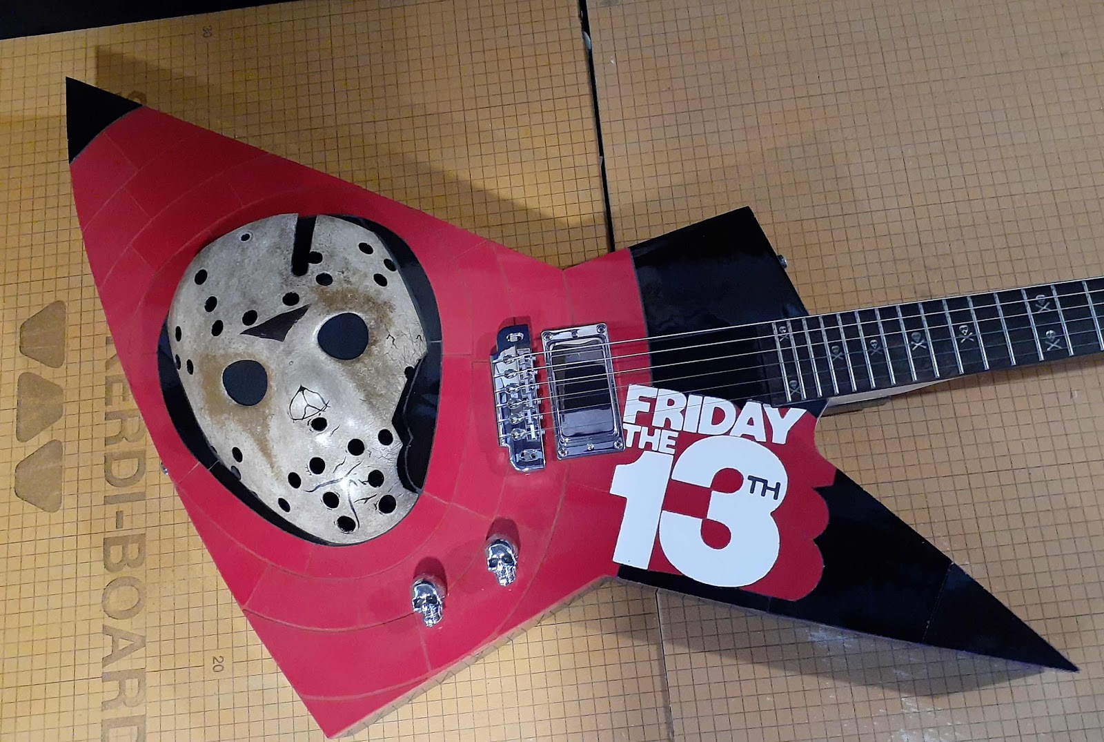 Custom Friday The 13th Guitar Represents The Franchise Proudly