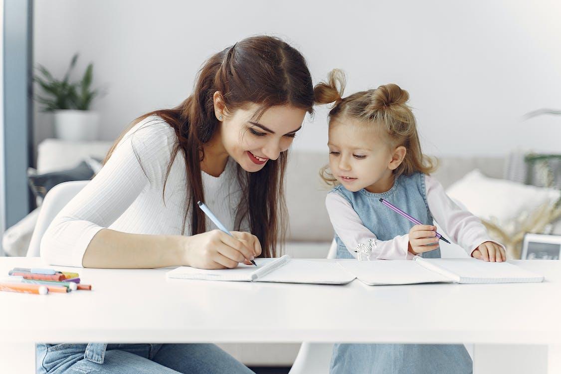 Free Mother and Daughter Bonding Stock Photo