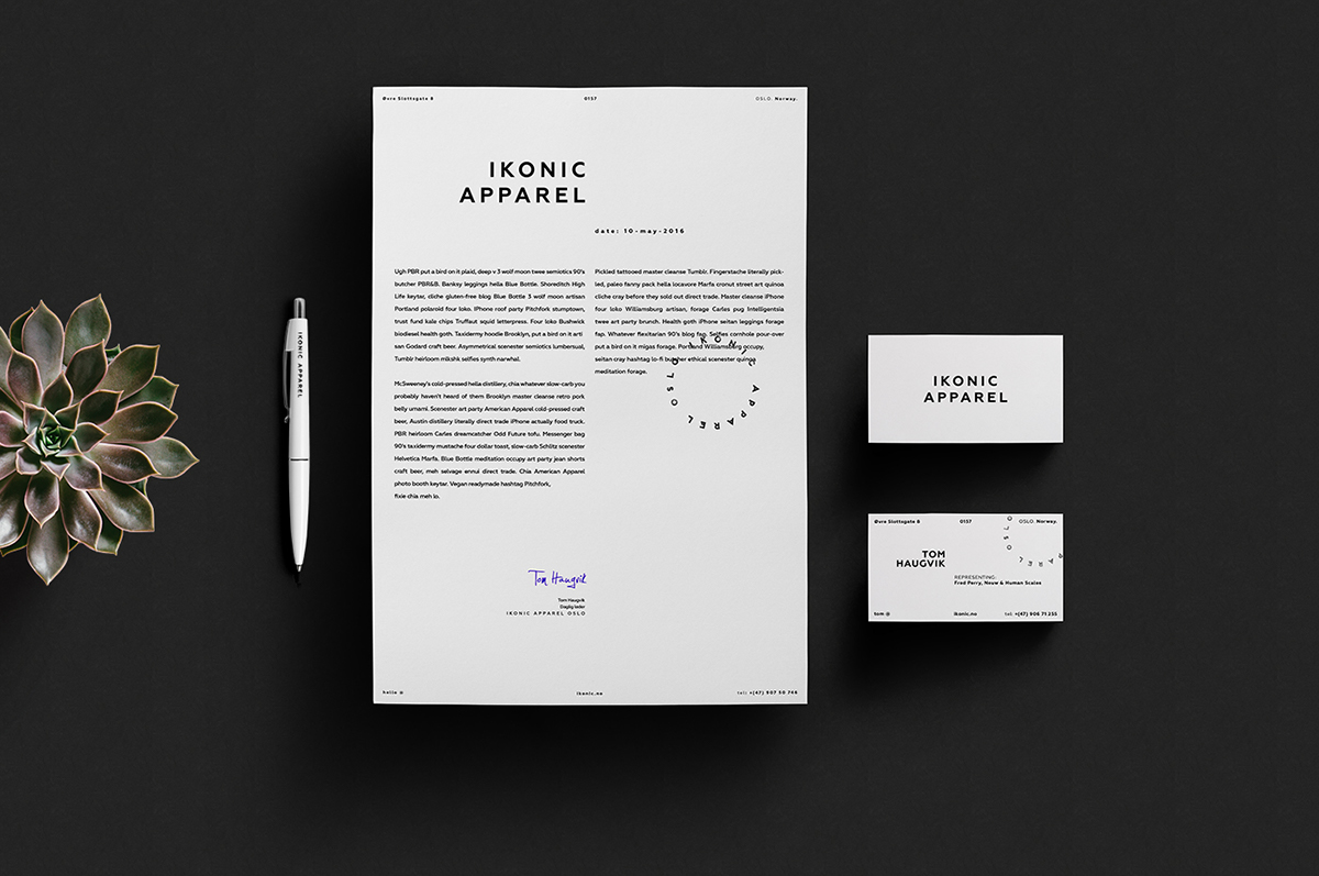 branding  logo business card stationary