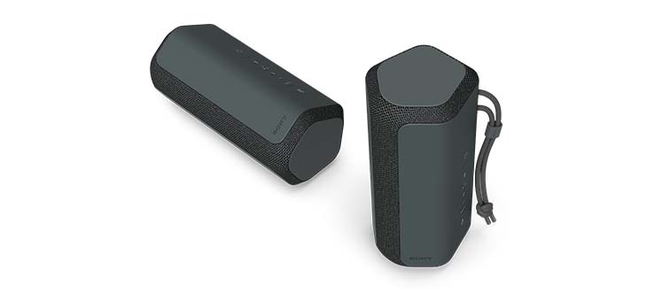 Image of the SRS-XE200 X-Series Portable Wireless Speaker in multiple positions