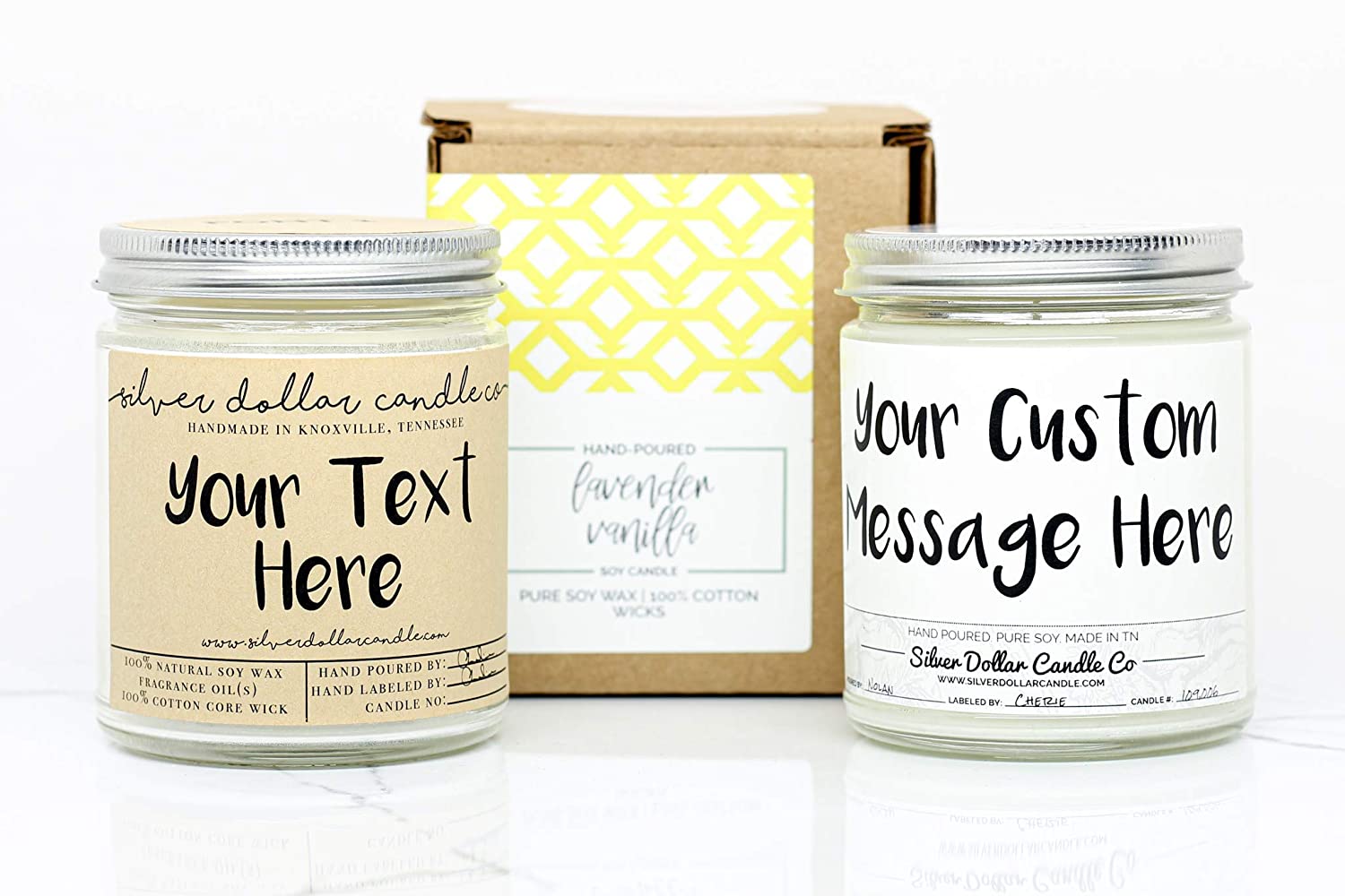 Personalized Scented Soy Candle