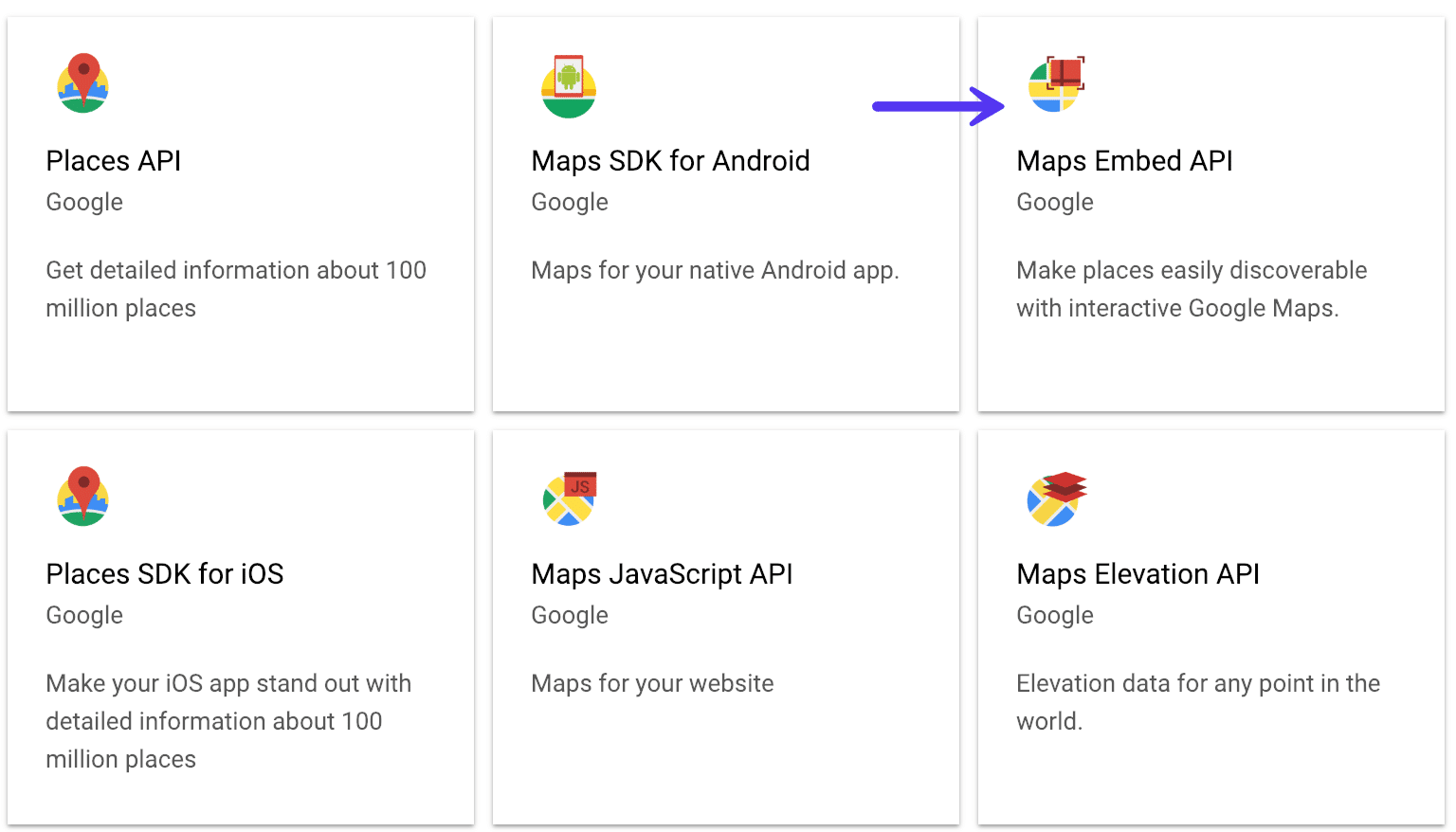 API nhúng Google Maps