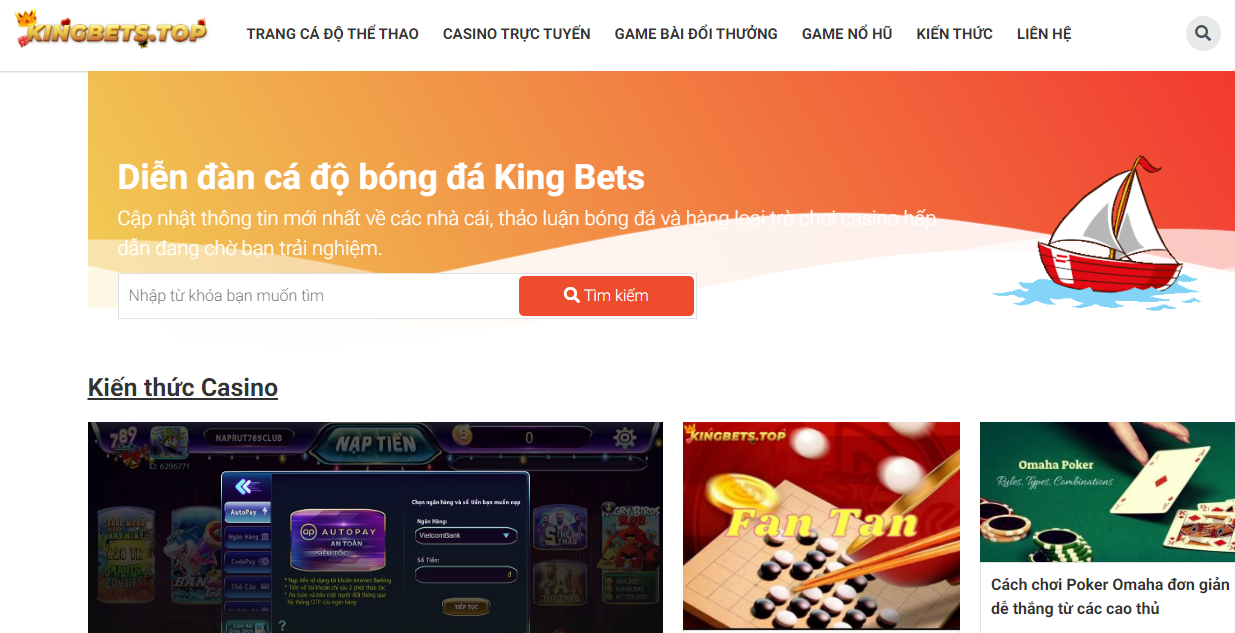 Kingbets.Top - Diễn đàn cung cấp thông tin đánh giá nhà cái đáng tin cậy nhất