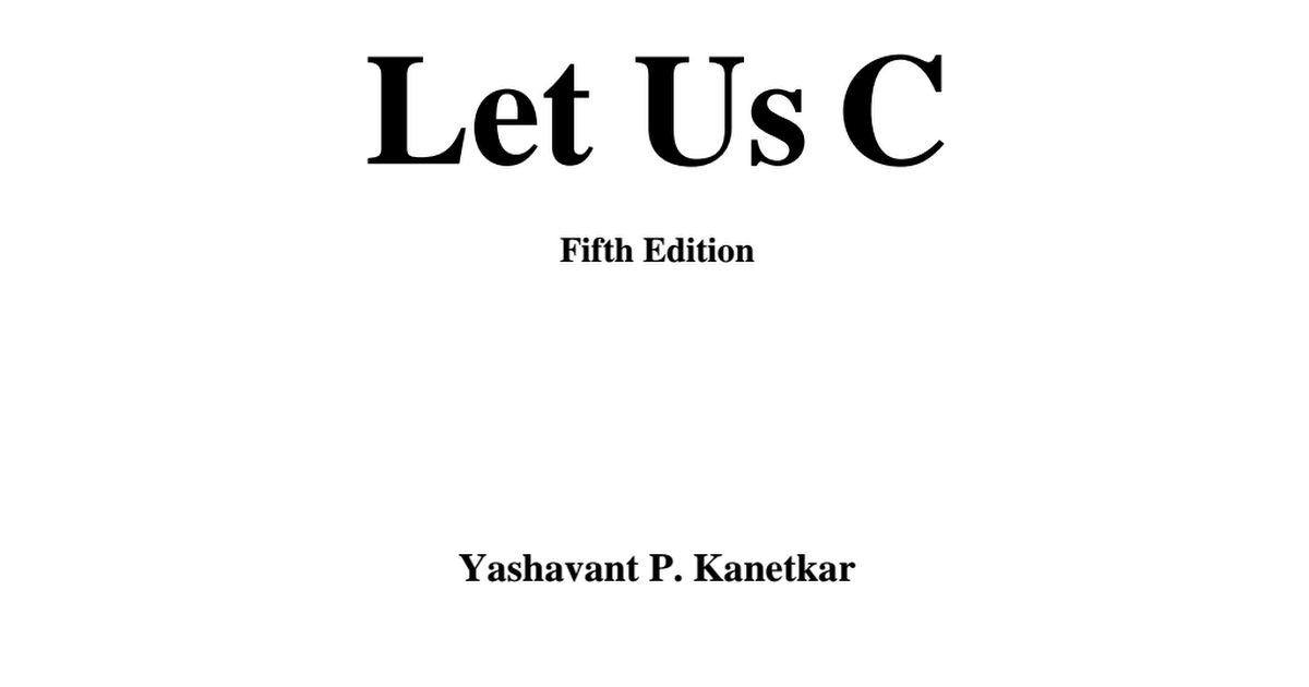 Let us c. C pdf.