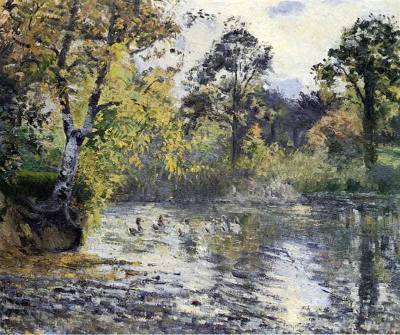 The Pond at Montfoucault 1874