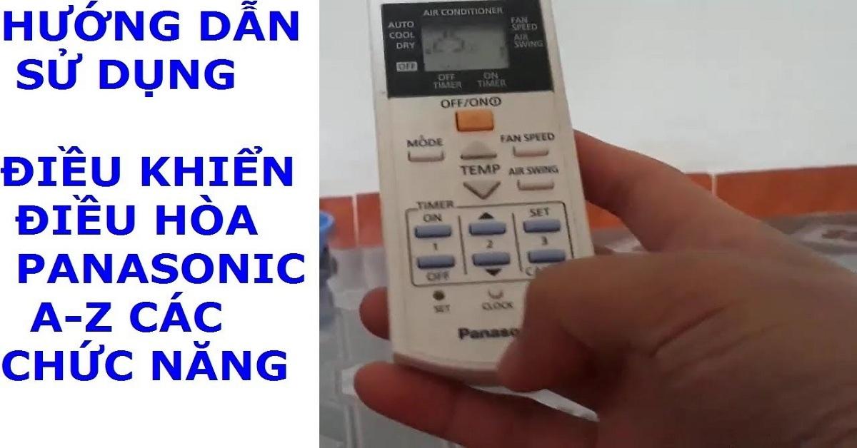 Hướng dẫn sử dụng điều hòa Panasonic