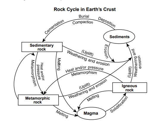Rock Cycle Diagram Reading | Earth Sciences Quiz - Quizizz