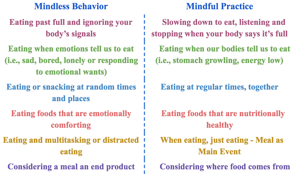 6 BASICS OF MINDFUL EATING - Shapa Blog