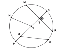 PERGUNTA: Qual desses segmentos corresponde ao diâmetro dessa circunferência?