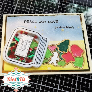 How to create a Christmas Cookie Jar Shaker Card