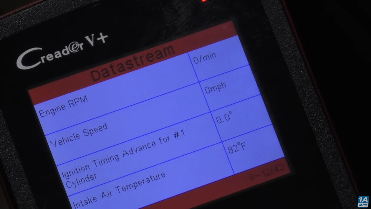 Scanner monitoring data to diagnose a no start issue