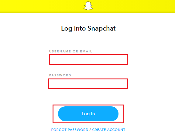 Enter your account details