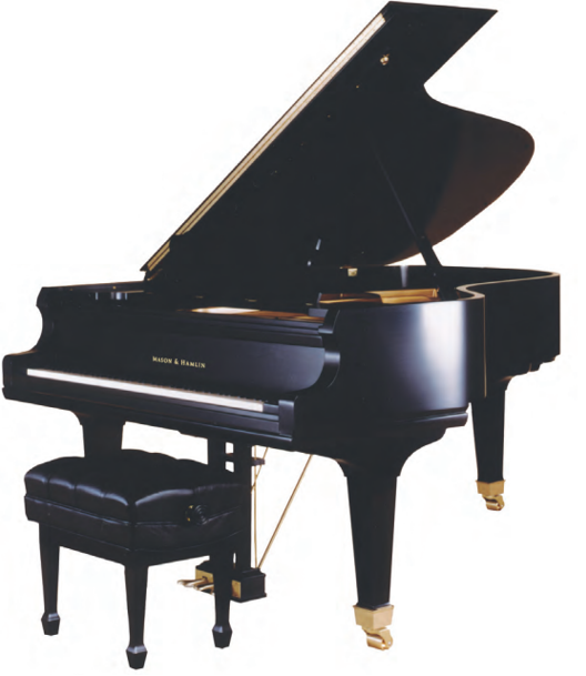 Đàn piano cơ của Mason & Hamlin luôn nằm trong top đàn piano chất lượng tốt nhất với kiểu dáng thanh lịch, hiện đại.