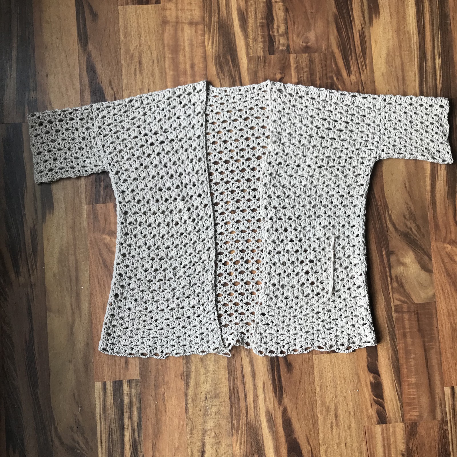 Free Crochet Light Summer Cardigan Pattern in Child to Adult Sizes