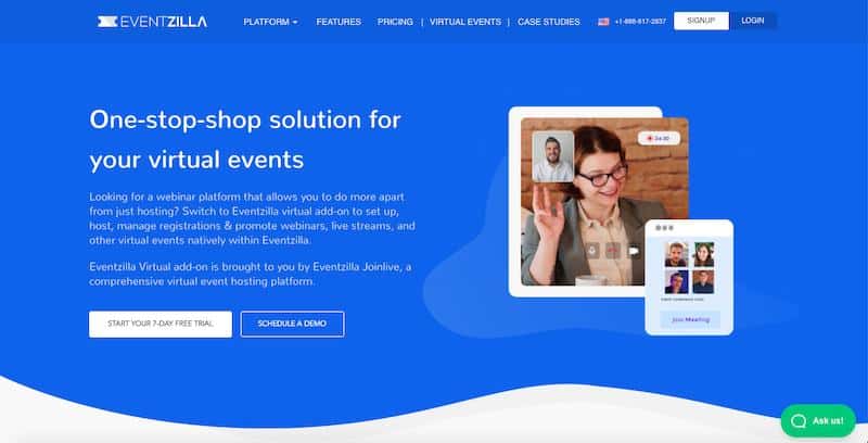 Eventzilla : plateforme de conférence virtuelle