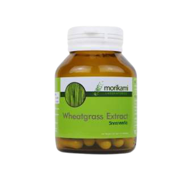 5. ต้นอ่อนข้าวสาลี ตรา Morikami Laboratories  Wheatgrass Extract