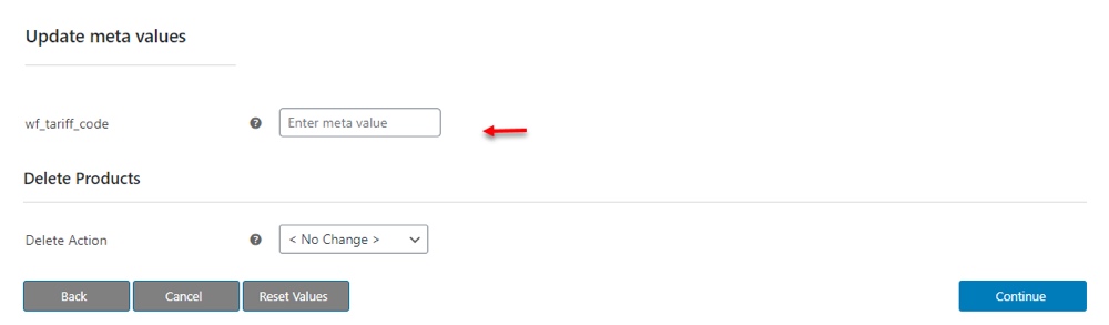 Propriedade personalizada em massa ELEX WooCommerce