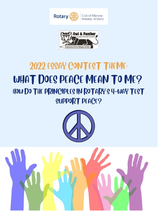 what does peace mean essay
