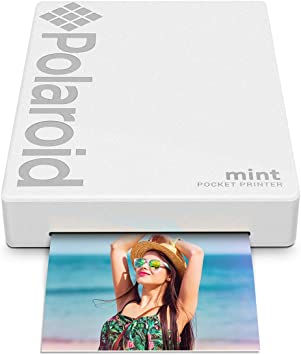 Amazon.com: Zink Polaroid Mint Pocket Printer W/ Zink Zero Ink Technology &  Built-In Bluetooth for Android & iOS Devices - White: Electronics