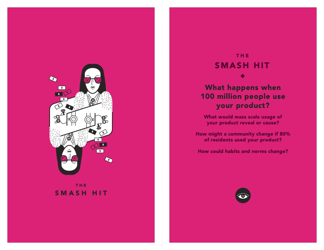 La carte Smash Hit de Tarot Cards of Tech