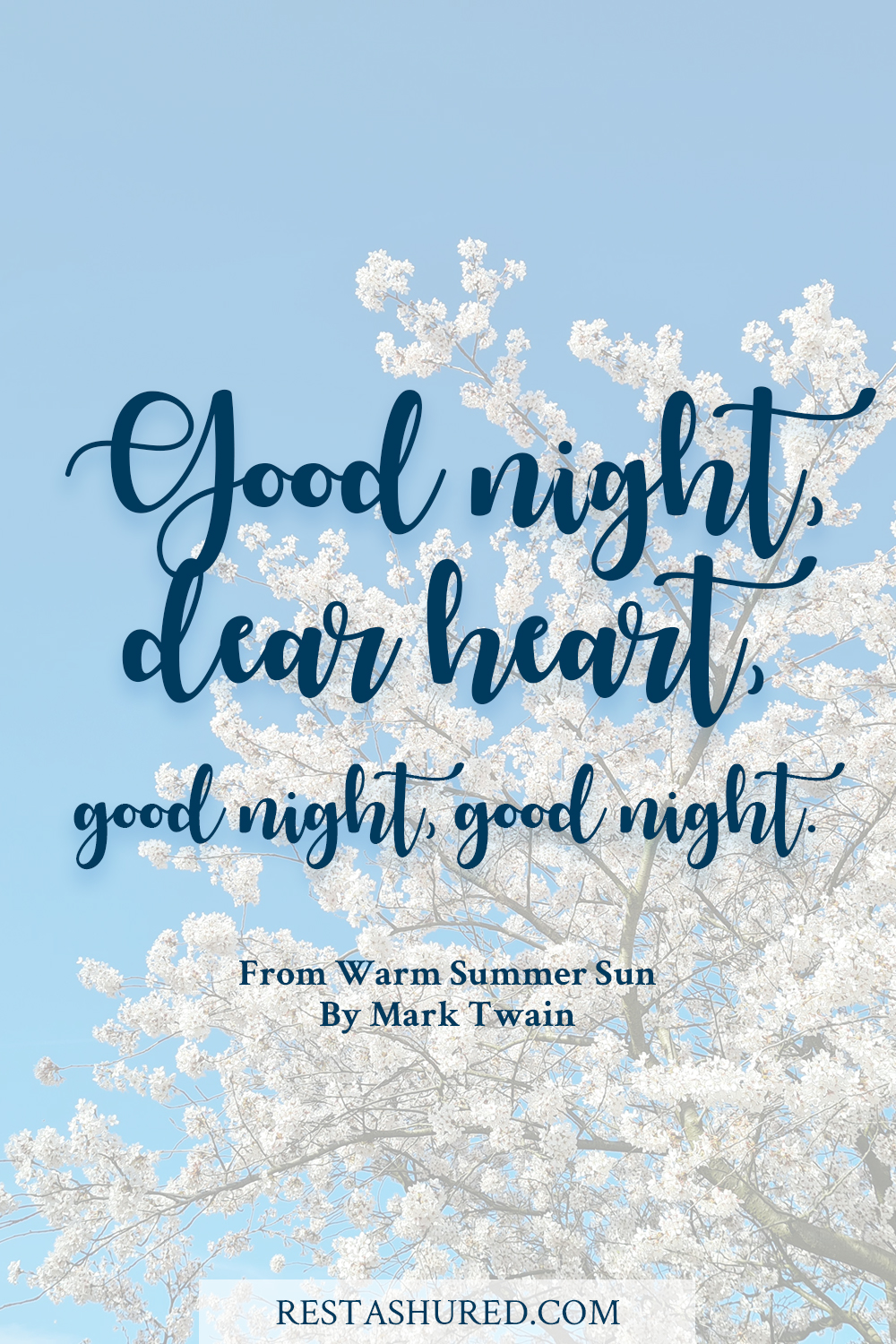Poem - Warm Summer Sun by Mark Twain