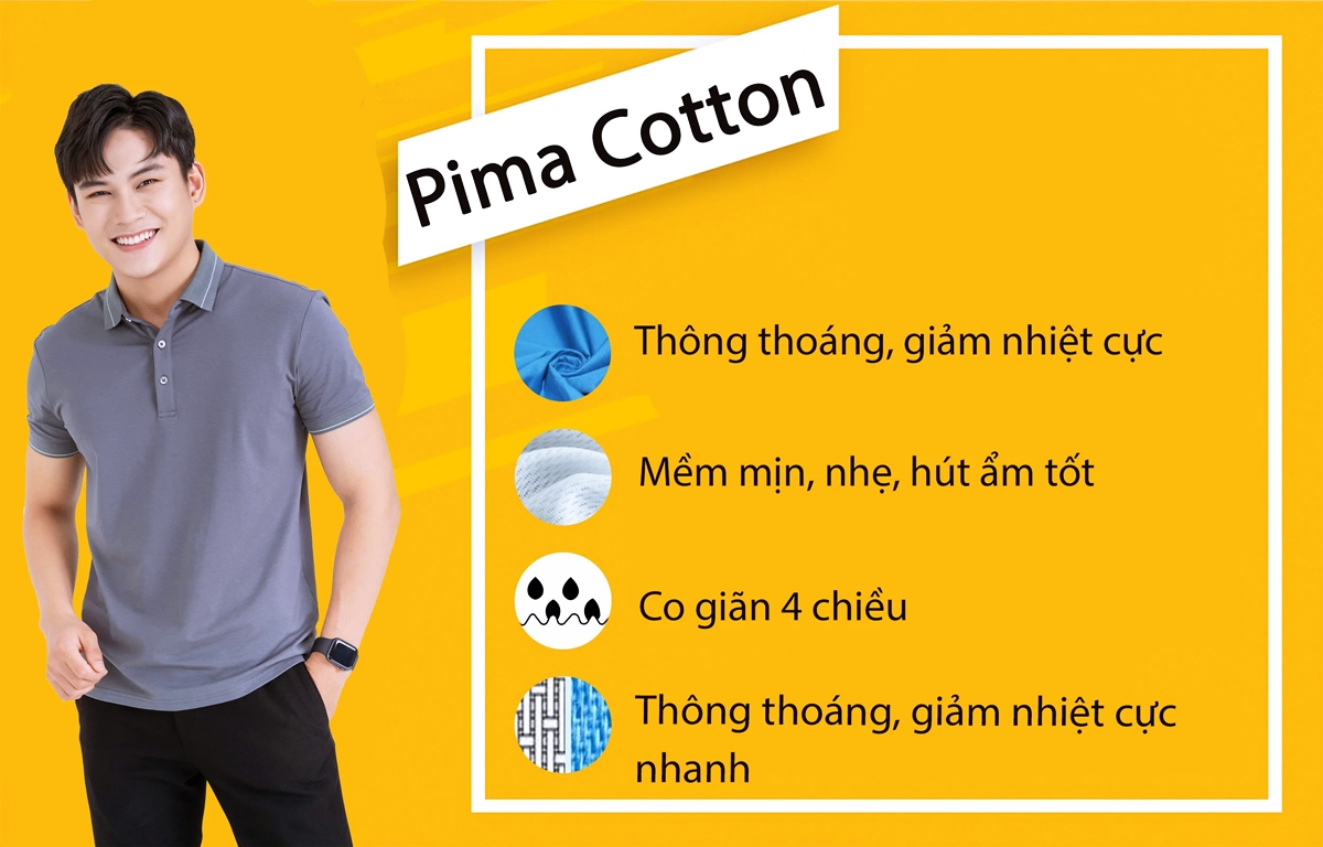 Ưu điểm vải cotton pima cao cấp