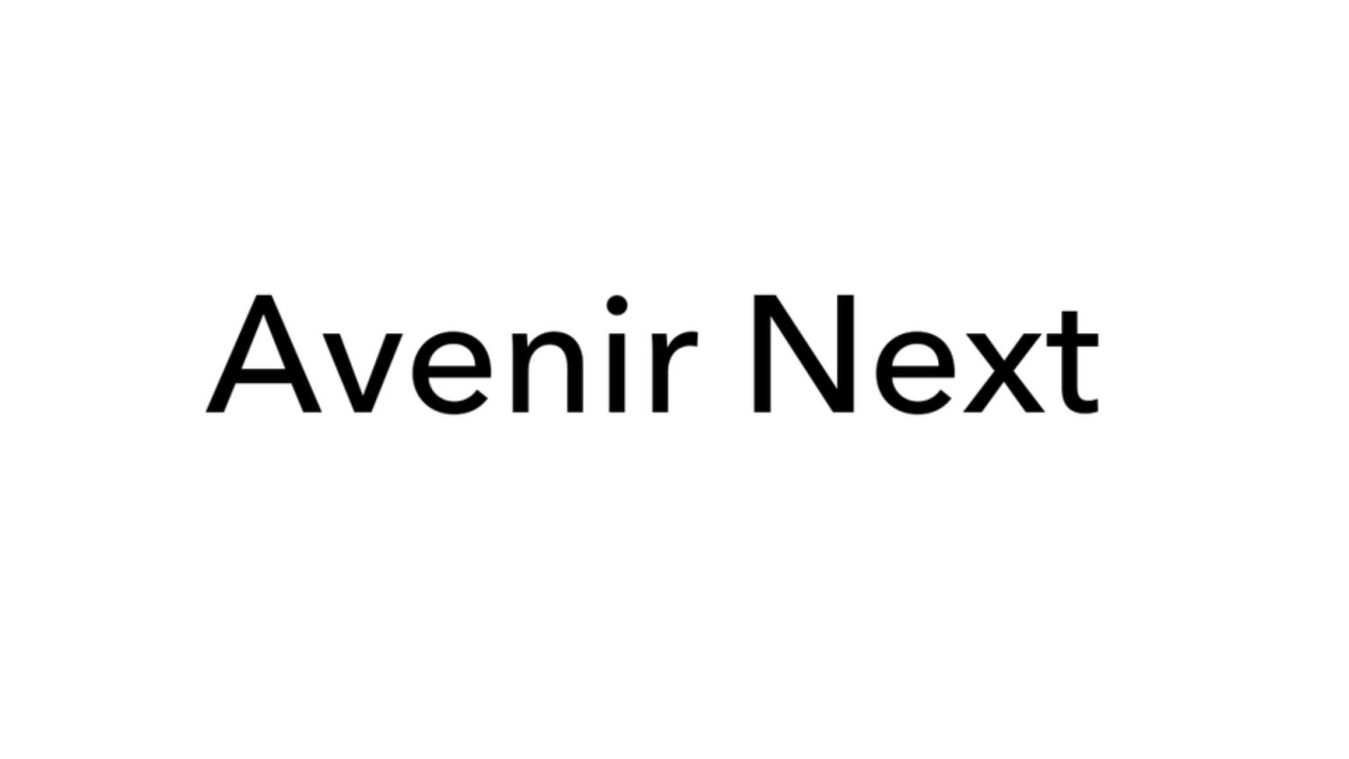 Avenir Next Font Logo Keren untuk Rebranding
