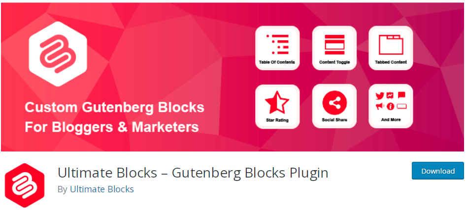 ultimate blocks plugin