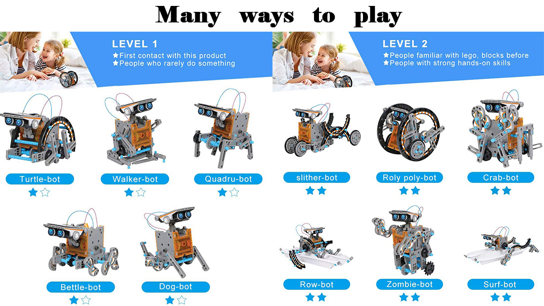 toy gift wholesaler best science education toy to play into 12 in 1