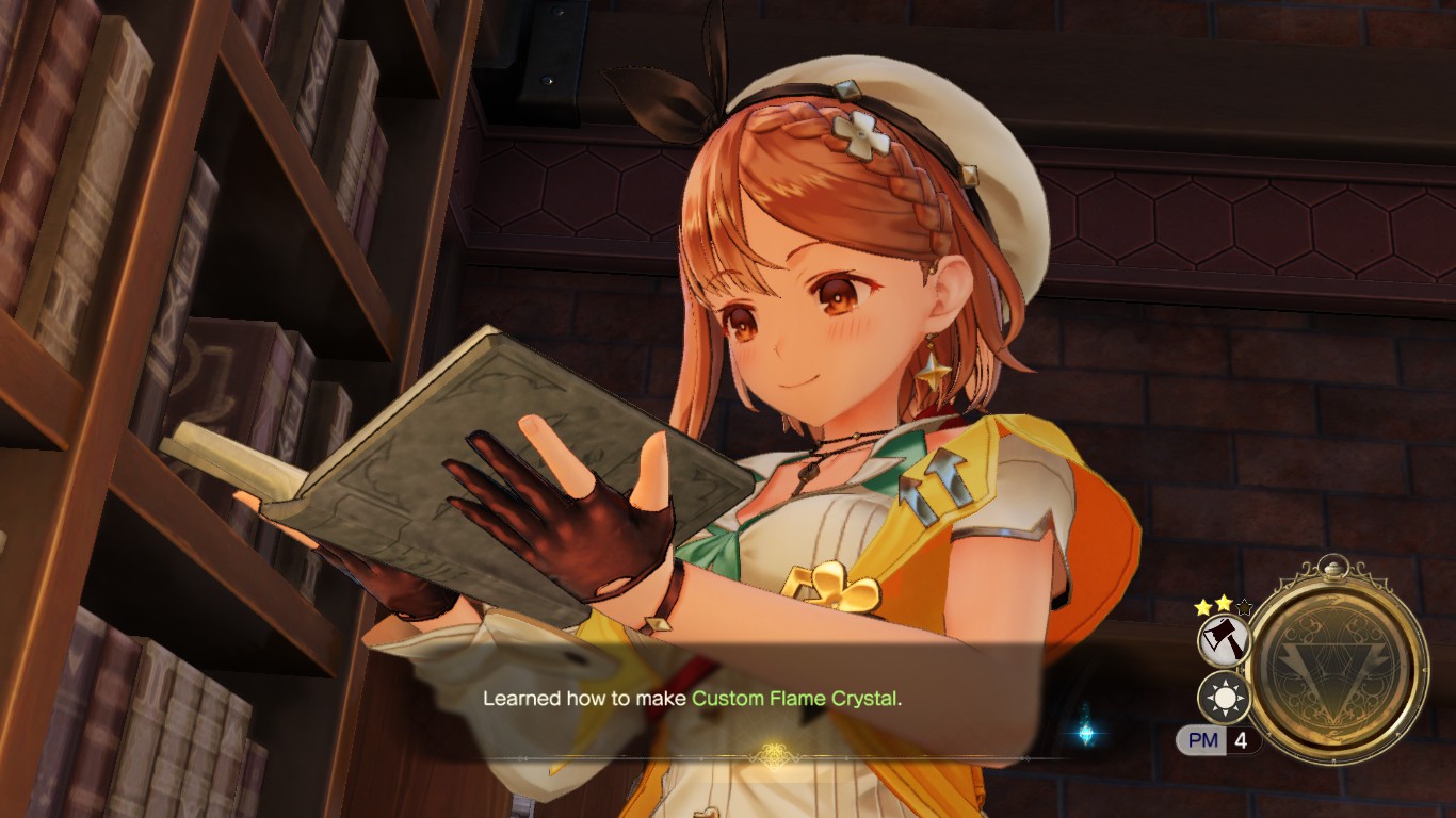 Learning the Custom Flame Crystal’s recipe | Atelier Ryza 2: Lost Legends & the Secret Fairy
