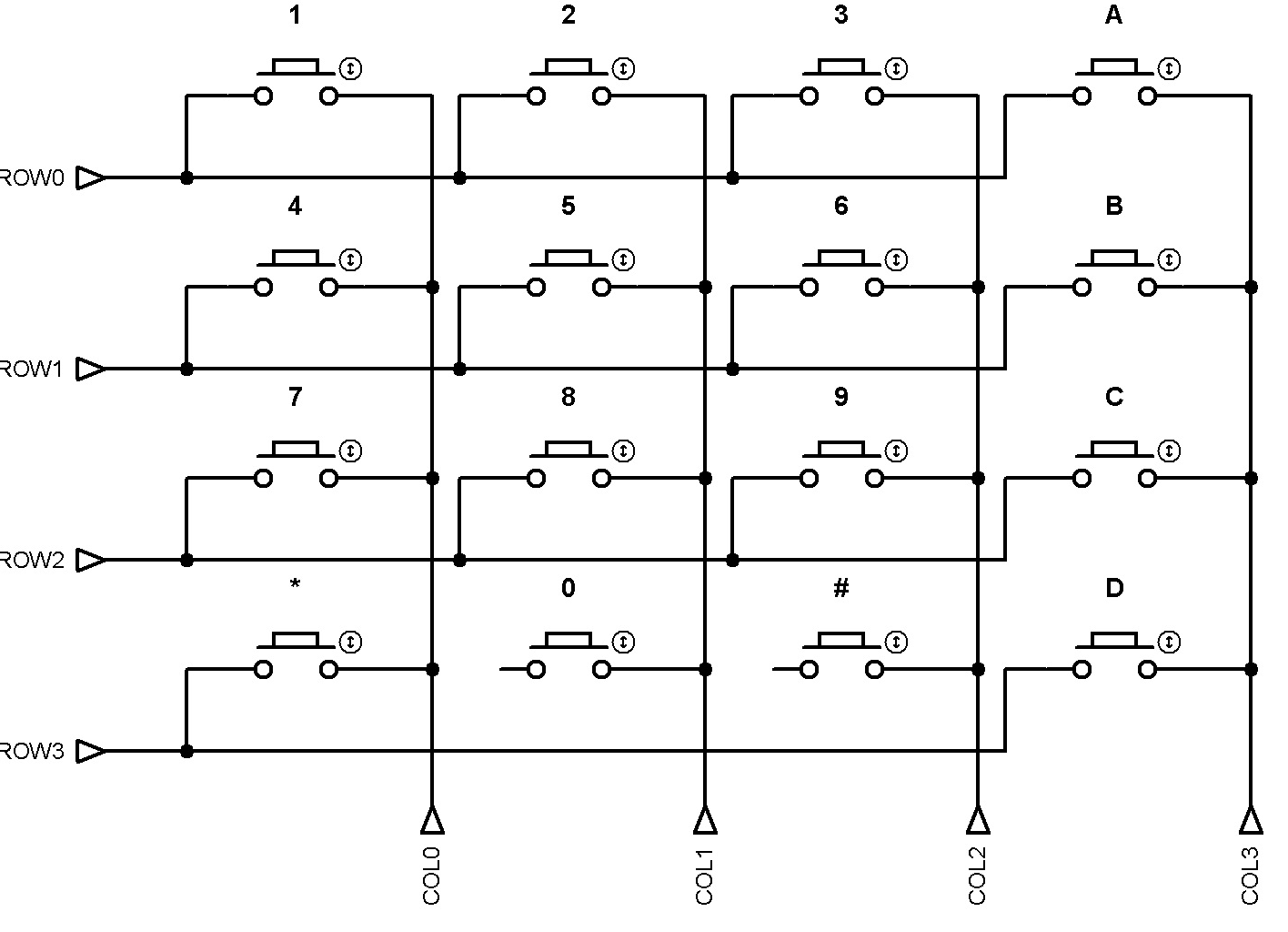 Arduino Keypad Interfacing With 4x4 Matrix Microcontroller Tutorials