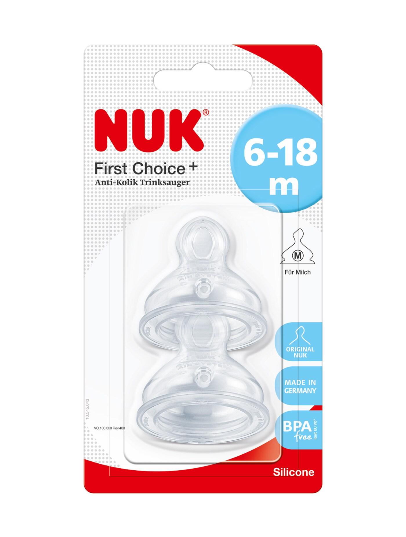 8. NUK จุกนมรุ่น First Choice + 