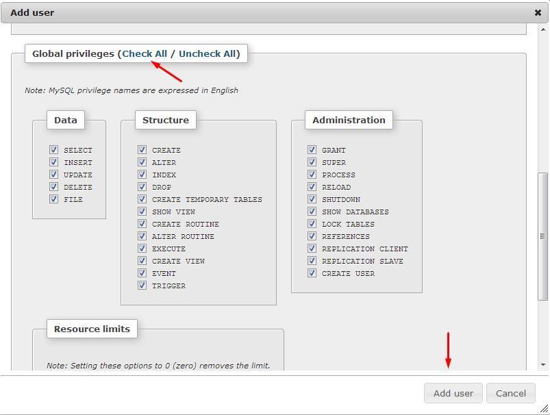 6-check-privileges-phpmyadmin-xampp