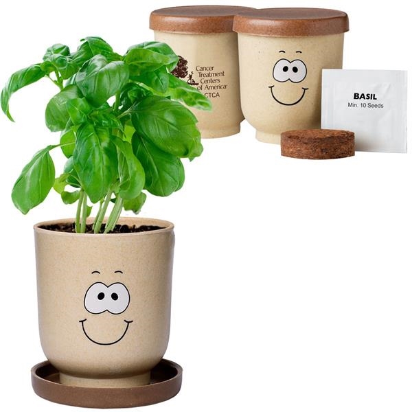 Goofy Group Grow Pot Eco-Planter With Basil Seeds