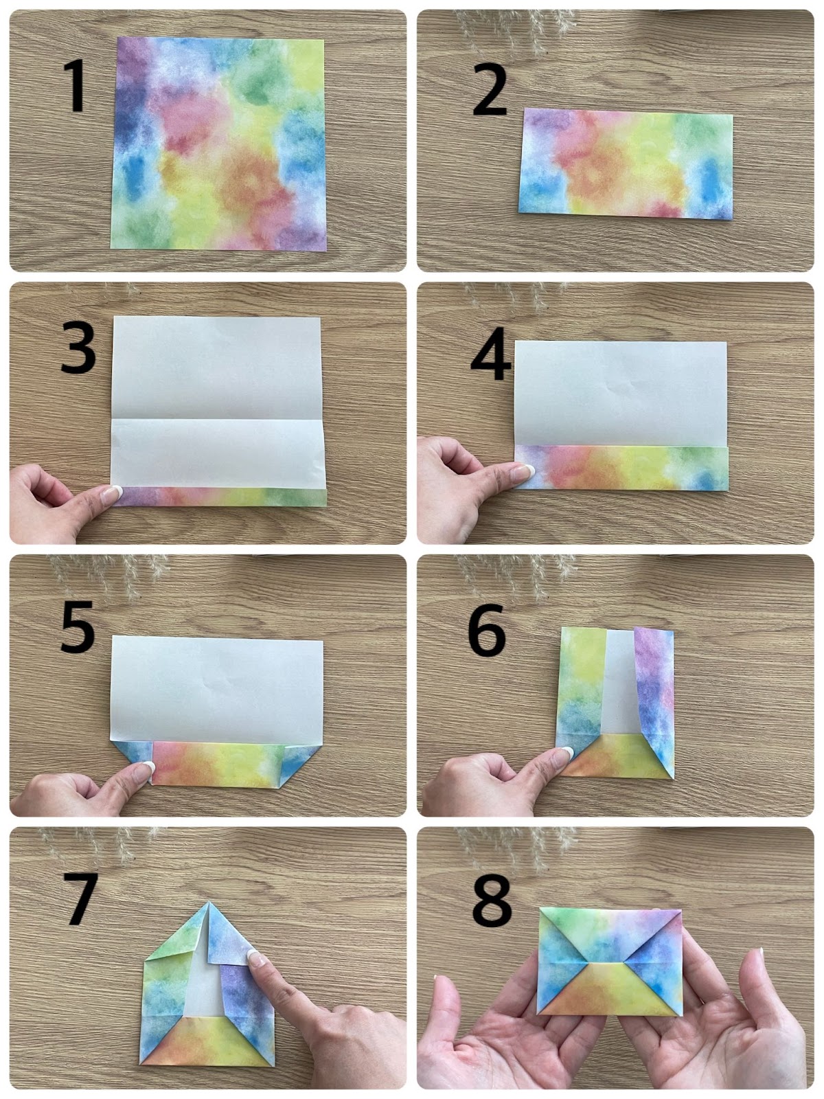 折り紙を使った封筒の作り方