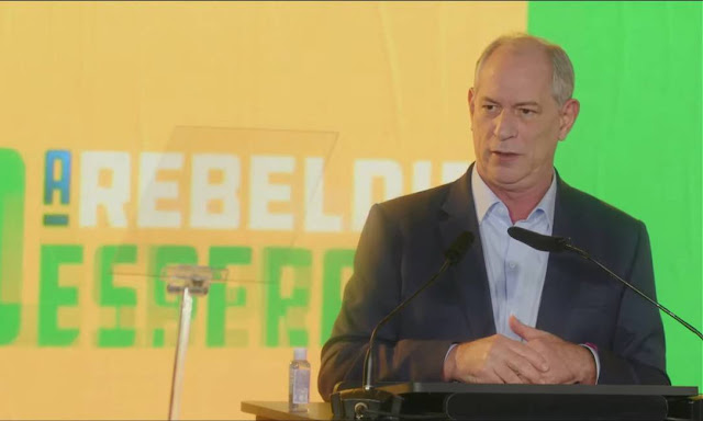 Ciro Gomes lança pré-candidatura à Presidência da República Foto: Reprodução