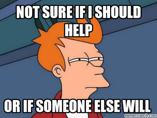 bystander effect meme