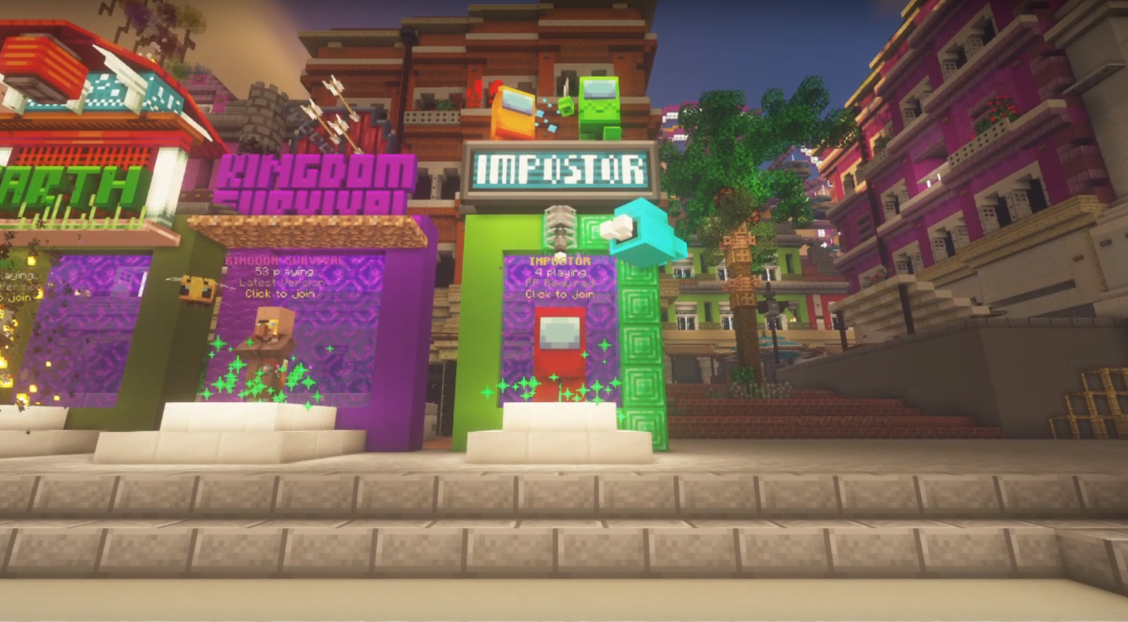 Mineville, foto scattata all'interno del server