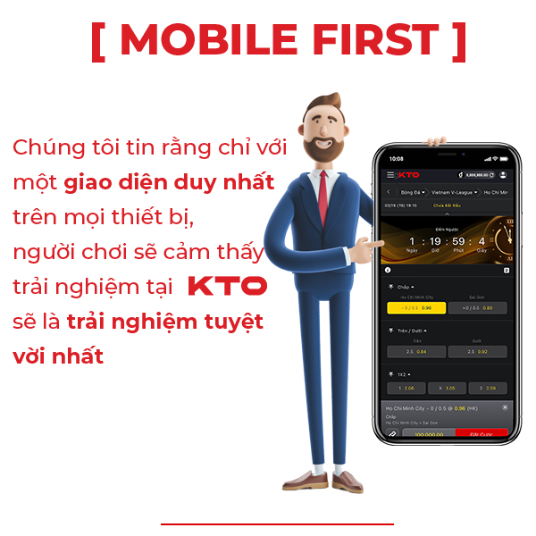 KTO duy nhất một định dạng mobile