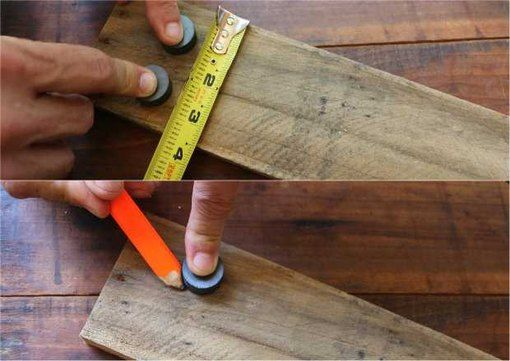 DIY Rak Magnet mengukur lubang magnet