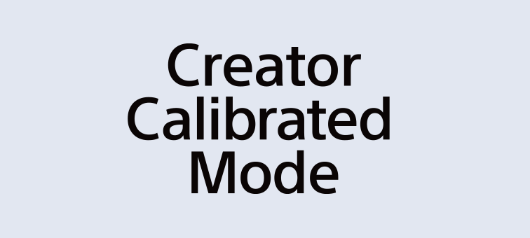 Логотип Creator Calibrated Mode