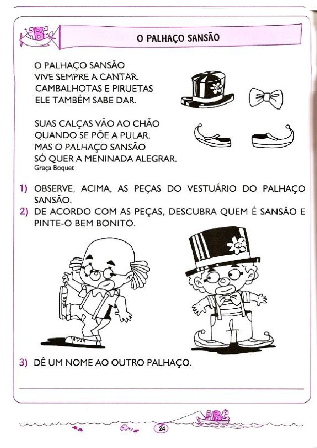 Atividades para educação infantil 5 anos raciocinio logico