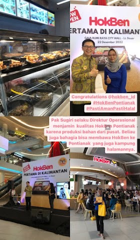 HokBen Gaia Bumi Raya City Mall HokBen pertama di Kalimantan
