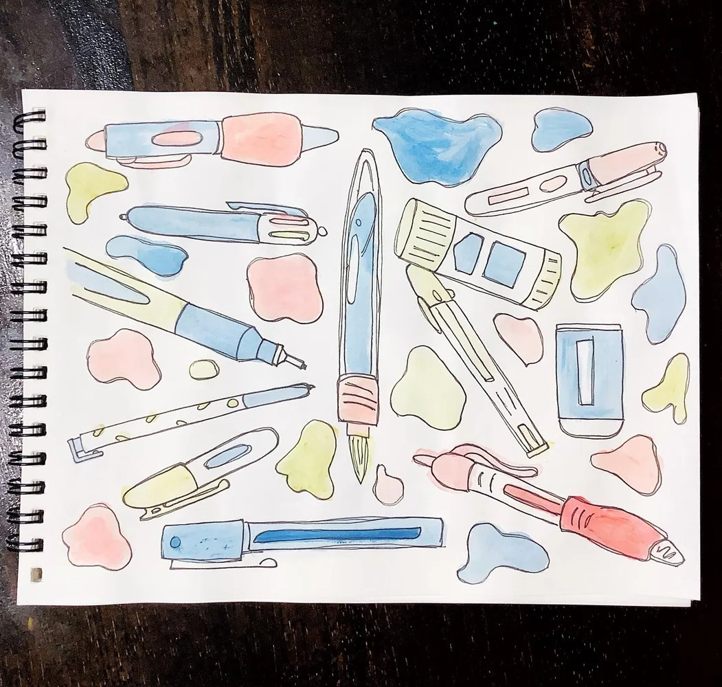 colorful sketches