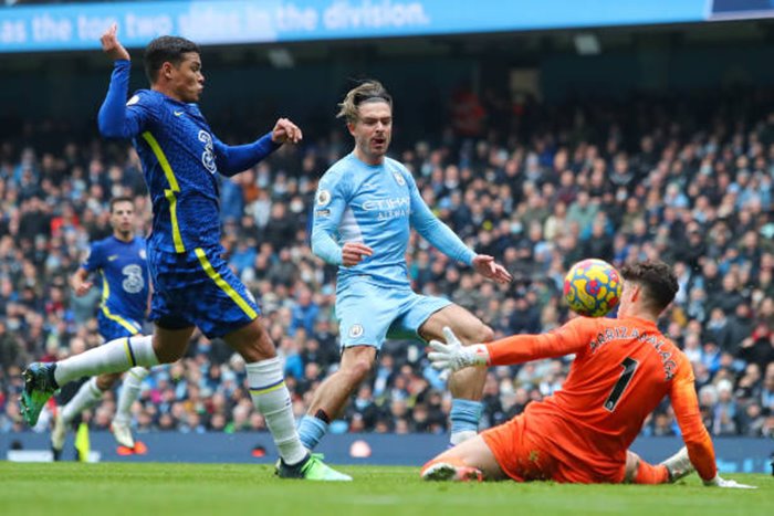 Manchester City kiểm soát bóng rất nhiều trong 45 phút đầu tiên